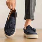 Handmade Suede Leather Loafers