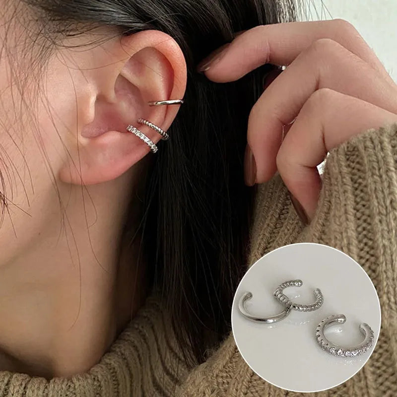 Crystal Clip Ear Cuffs