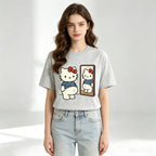 Kawaii Character Graphic Print T-Shirt