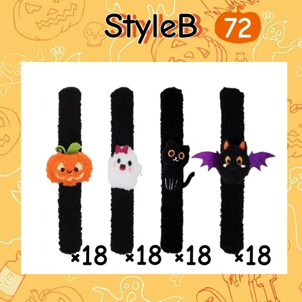 Plush Halloween Slap Bracelets