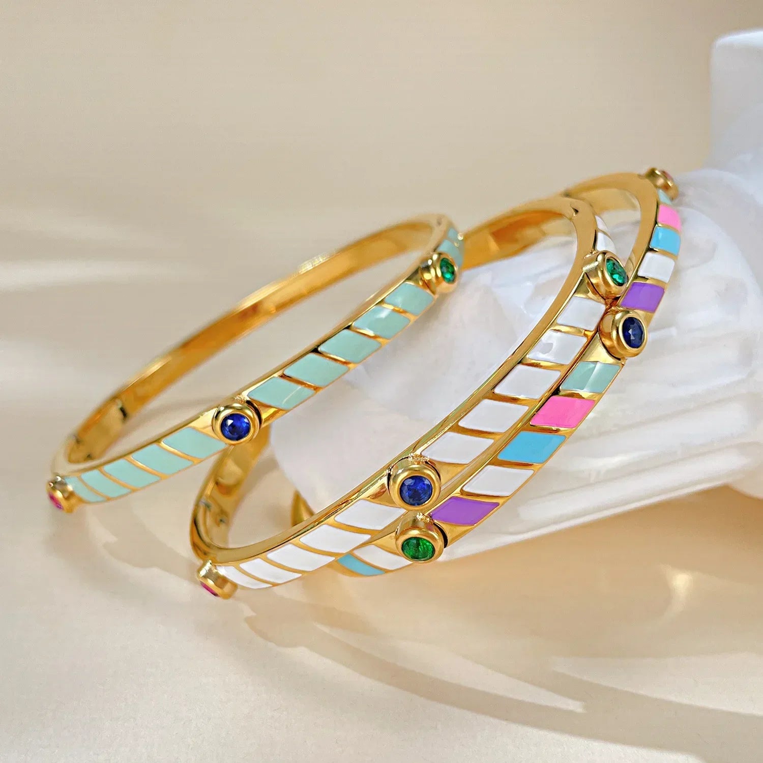 Platinum Minimal Cuff Bracelet