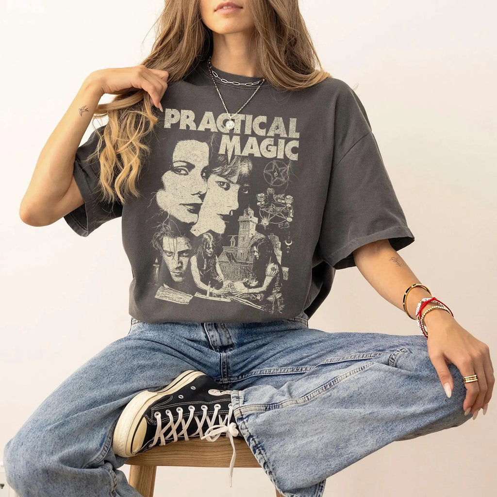 Vintage Movie Graphic Print T-Shirt