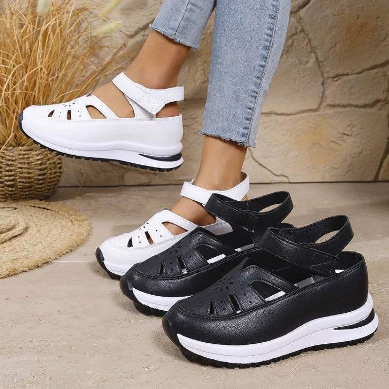 Women Basic PU Sandals