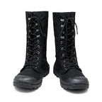 YBQJOO Canvas High-Top Ankle Boots