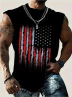 Retro Motorcycle Graphic Vest