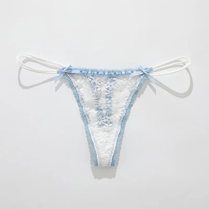 Lace Bow G-String