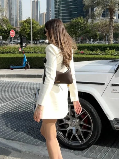 Elegant A-Line Mini Dress