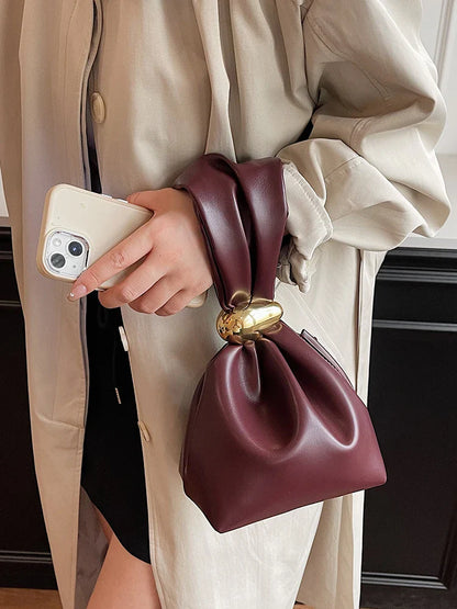 Personalized Soft Leather Clutch Bag