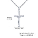 Mprainbow Crucifix Cross Necklace