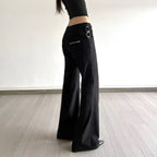 BiggOrange Micro Flare Zip Pants