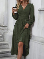 Women's Wool Pleated Dress