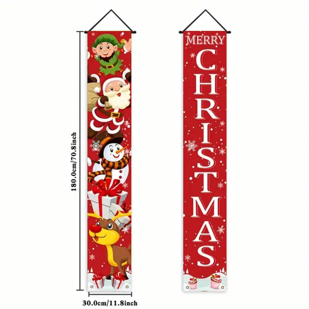 Christmas Santa Door Banner