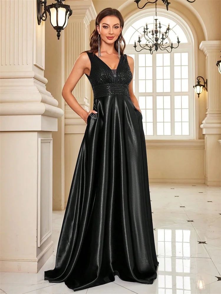 Sequin Evening Gown