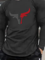 3D Print Casual Long Sleeve Tee