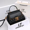 Diamond Grid Small Shoulder Bag