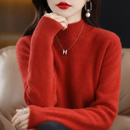 Basic Half-High Collar Sweater