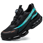 Rotating-Button Anti-Smash Safety Shoes