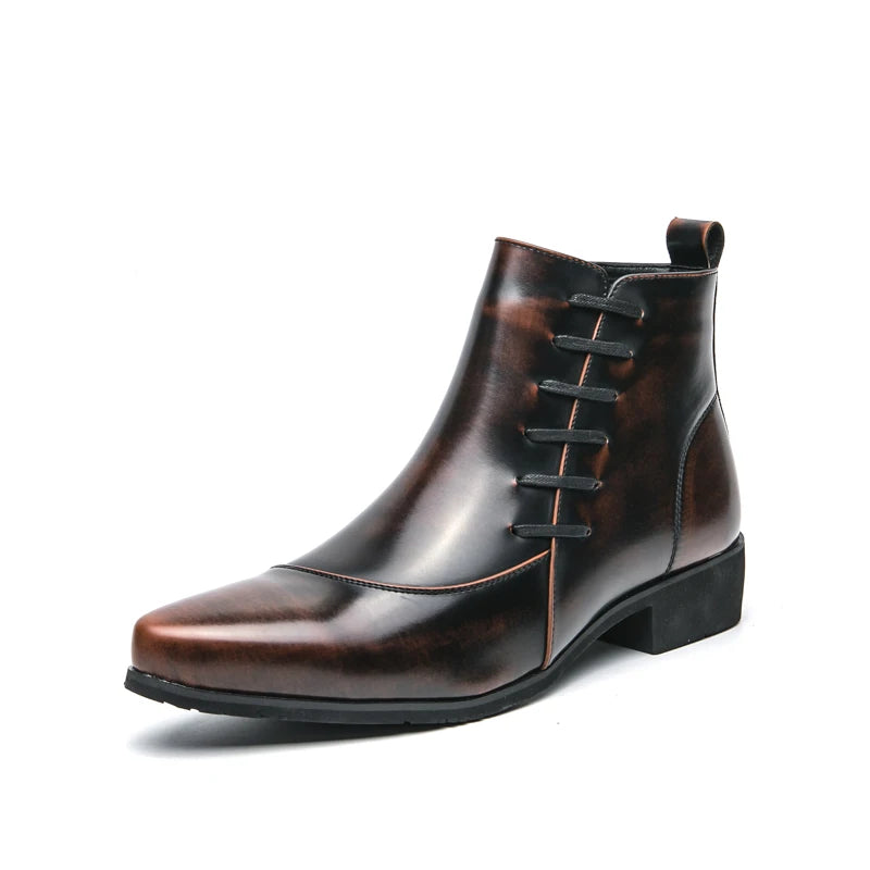 Ethnic Suede Riding Boots