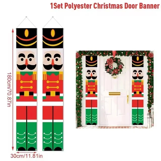Christmas Hanging Door Banner