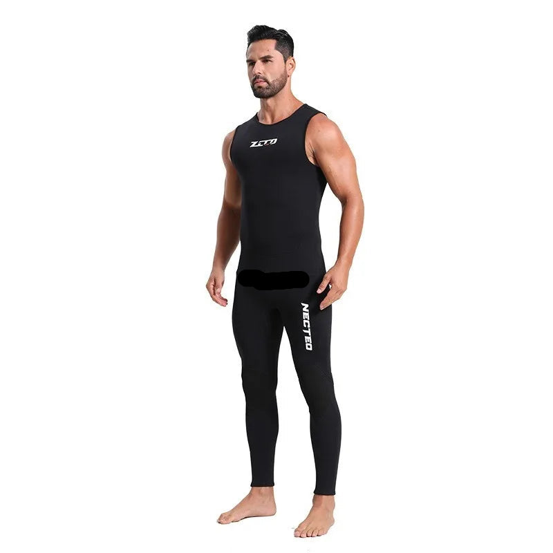 Sleeveless Freediving Neoprene Wetsuit