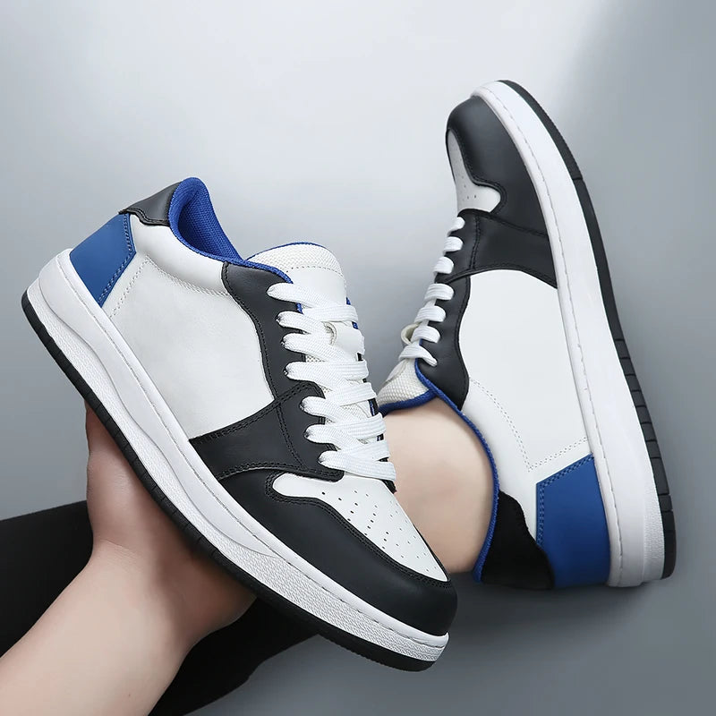 Genuine Leather Fall Platform Sneakers