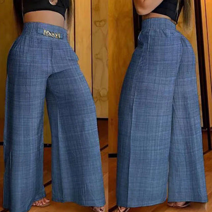 High Waist Wide Leg Pants – Elegant Summer Trousers