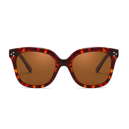 Square Polarized Acetate Sunglasses