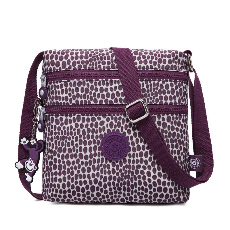 Nylon Shoulder Crossbody Bag