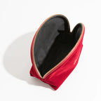 Velvet Letter Clutch
