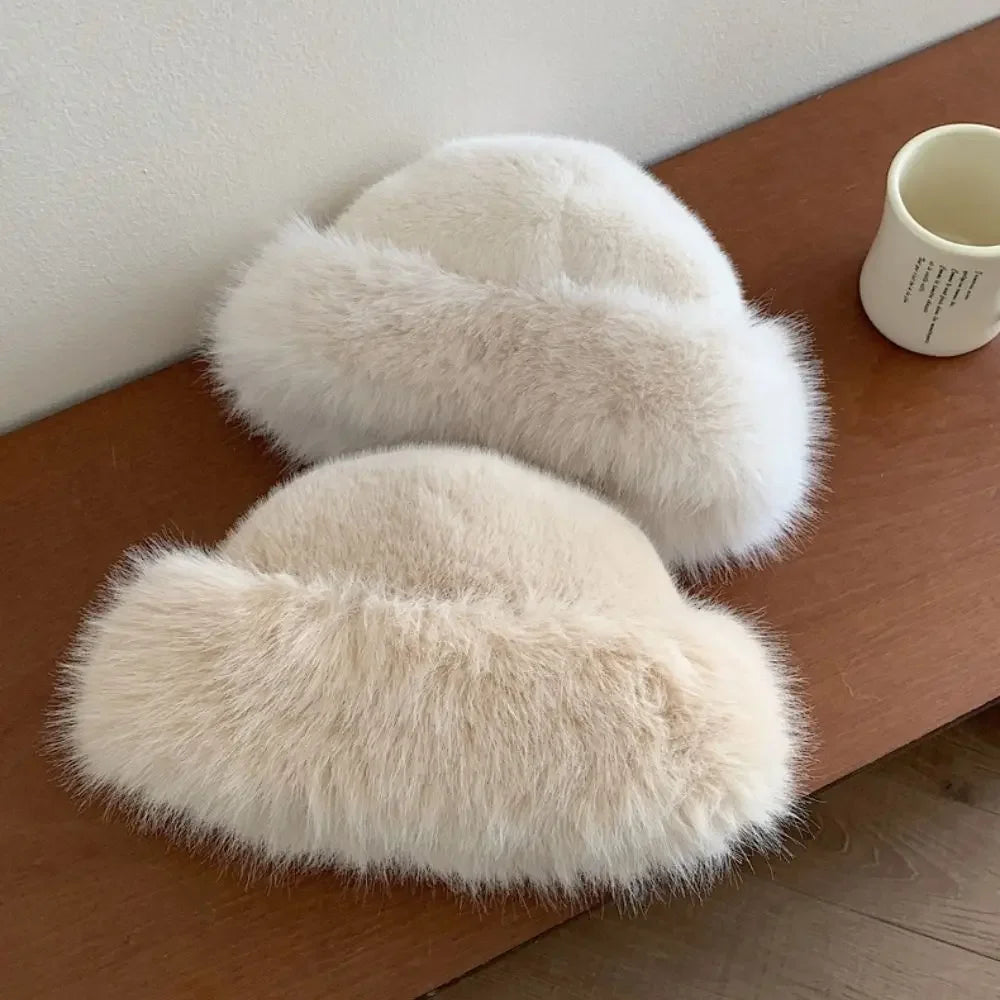 Women's Plush Fur Caps