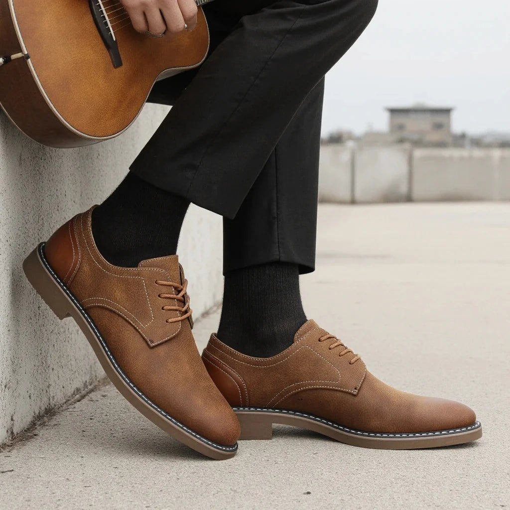 Lace-Up Everyday Leather Shoes