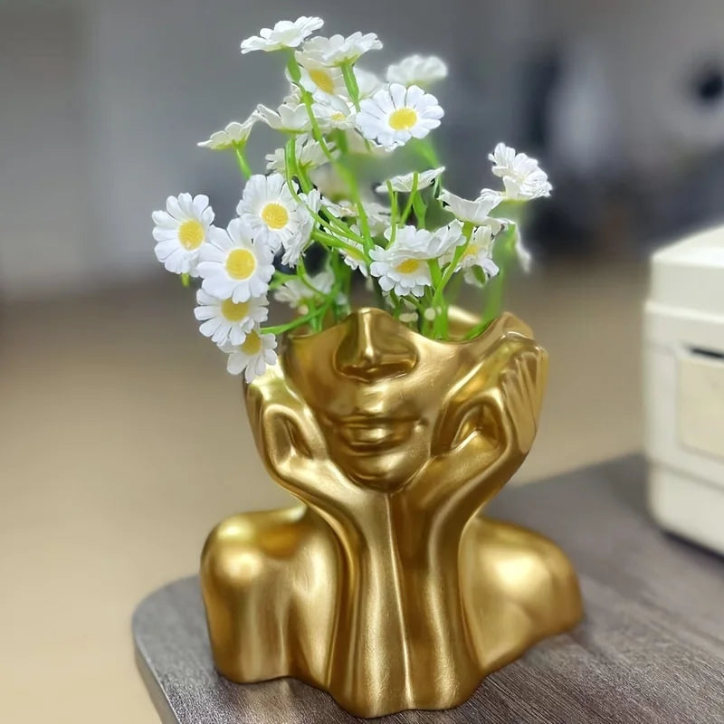 Nordic Face Flower Vase