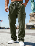 Loose Wide Leg Safari Pants