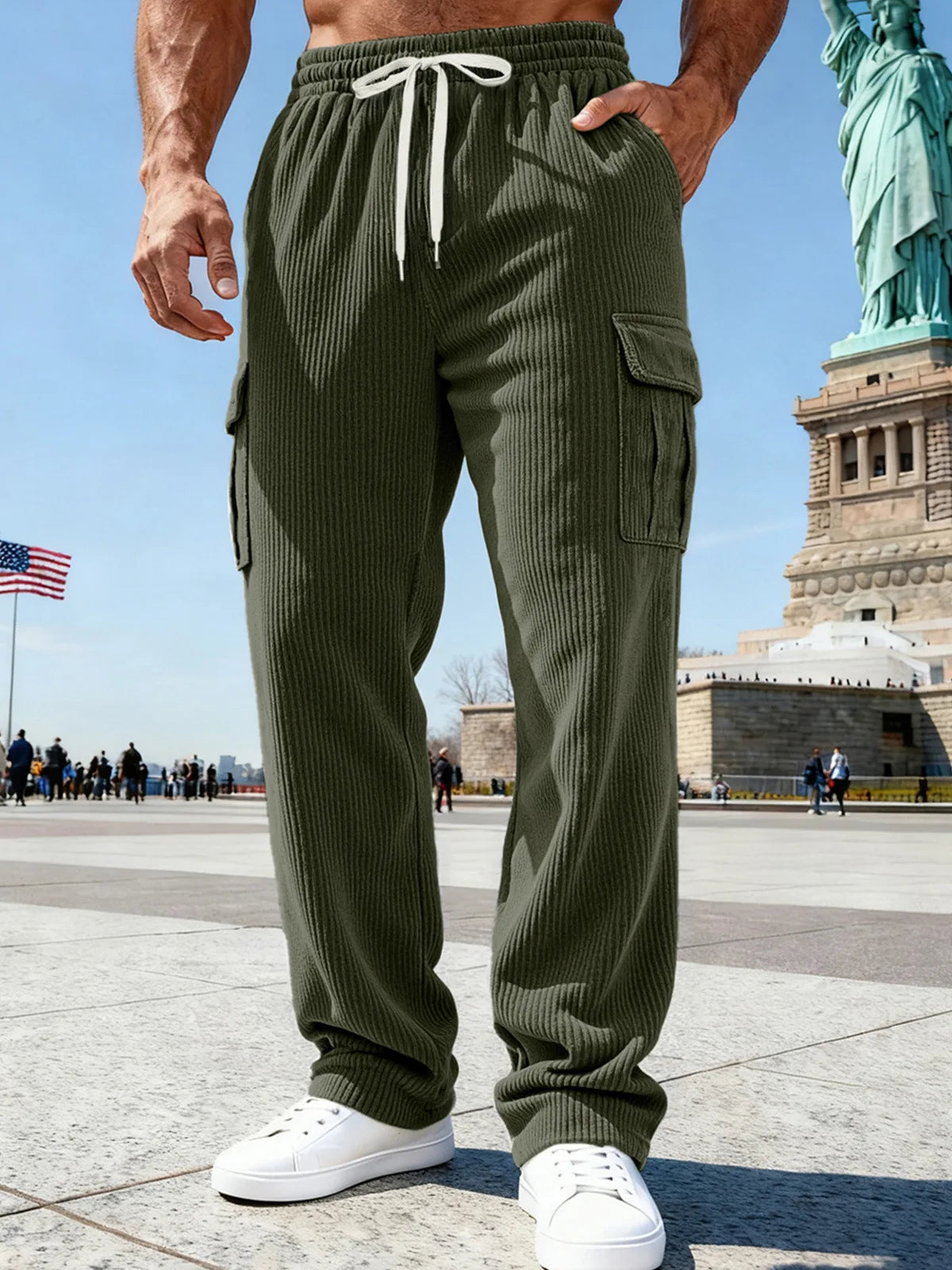 Loose Wide Leg Safari Pants