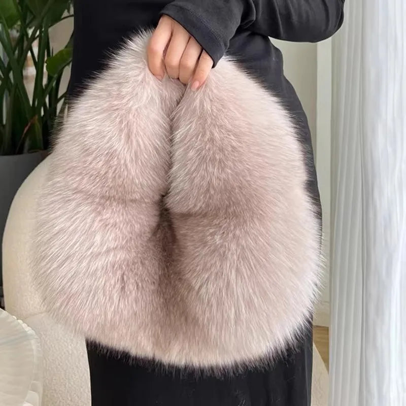 Faux Fur Women’s Tote Bag