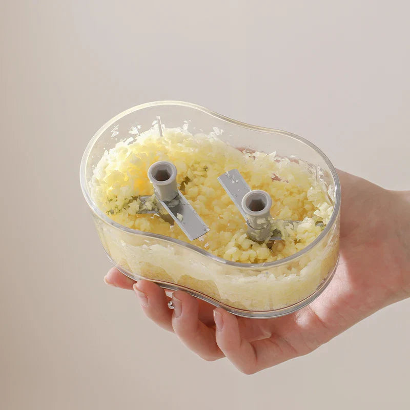 Hand-Pushed Manual Garlic Cutter