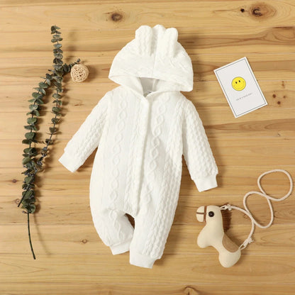 Newborn Hooded Baby Romper