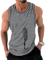Vintage Stripe Quick-Dry Tank Top