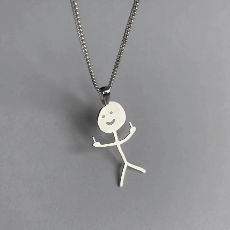 Graffiti Character Punk Necklace