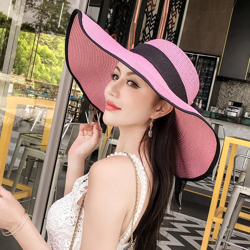 Foldable Summer Straw Hat