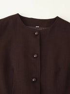 Button Vest Coat