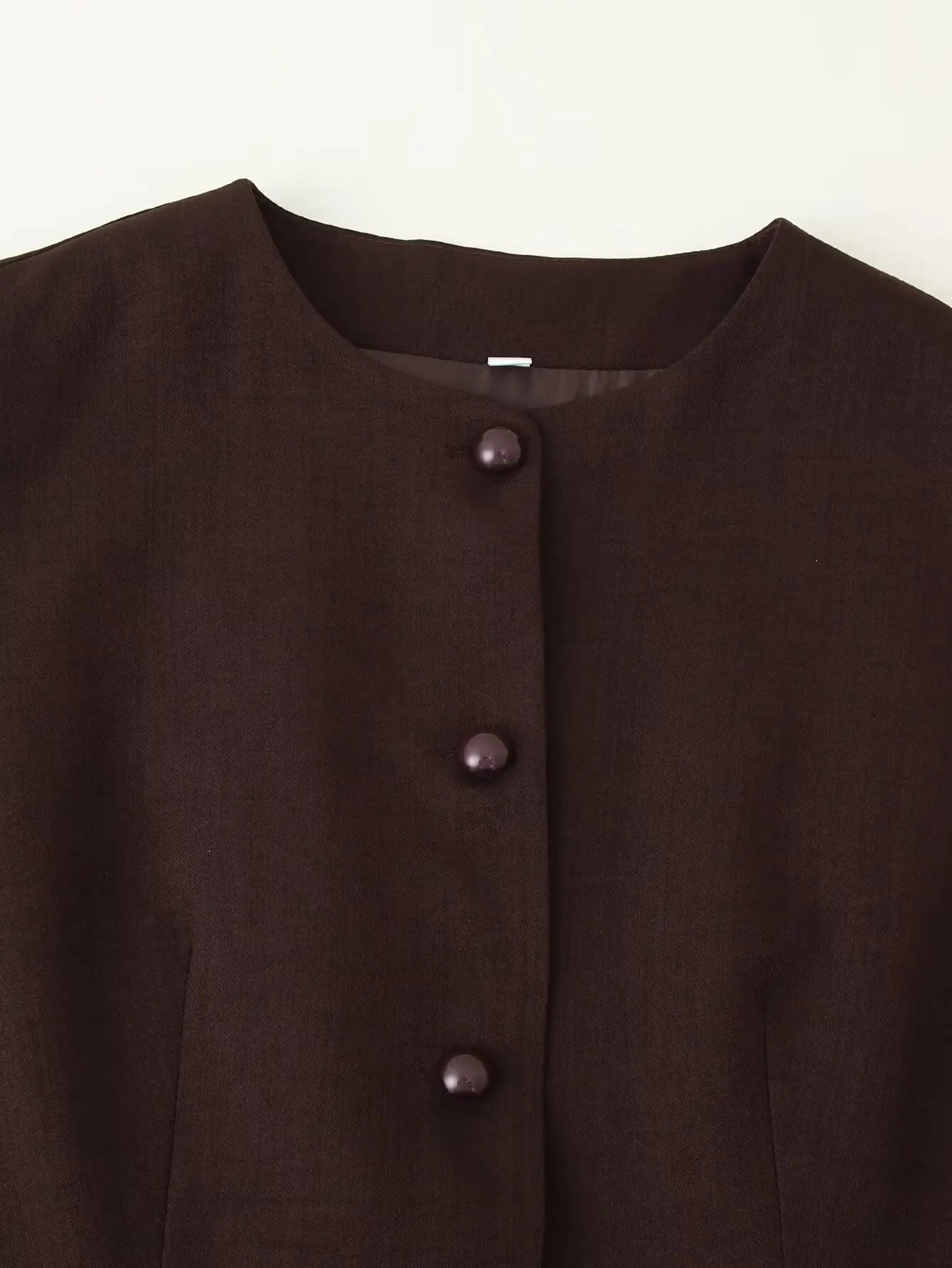 Button Vest Coat