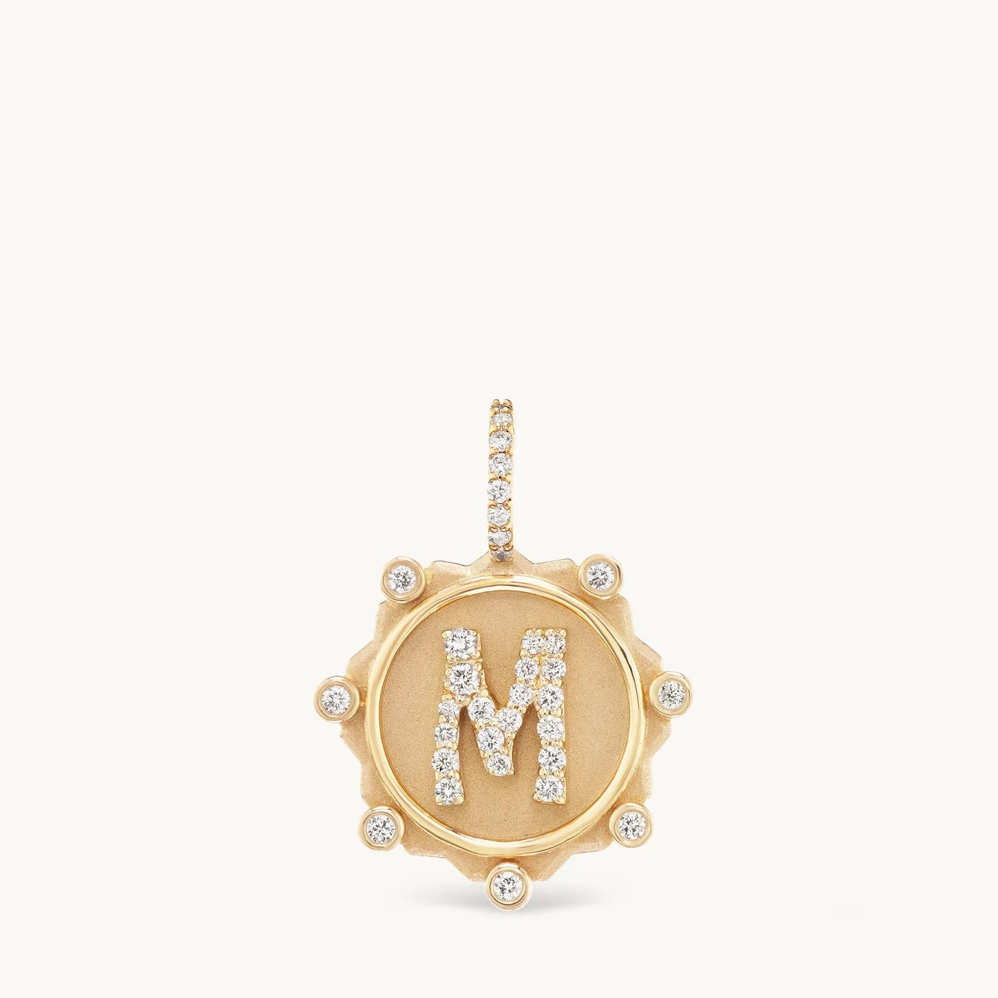 Custom Initial Zircon Necklace