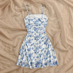 Floral Spaghetti Strap Mini Dress