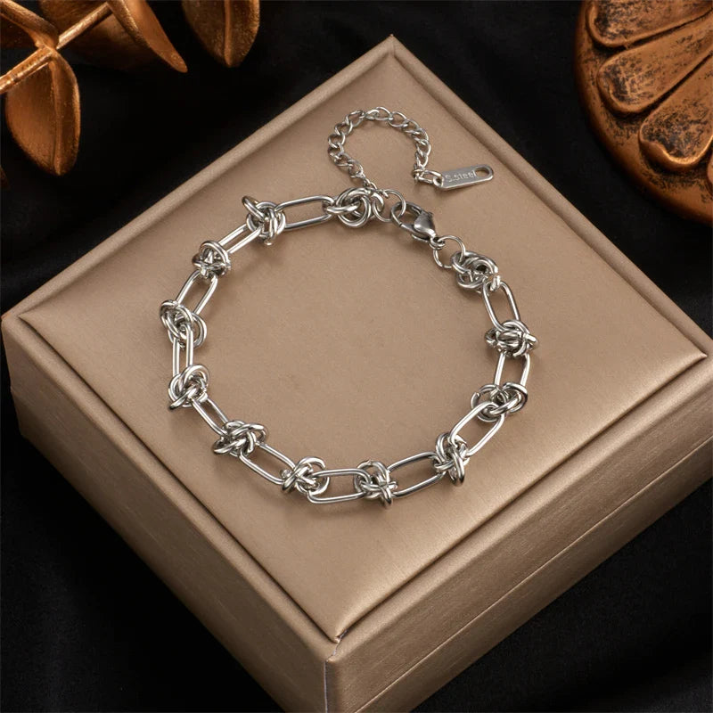 Twist Knot Necklace Bracelet