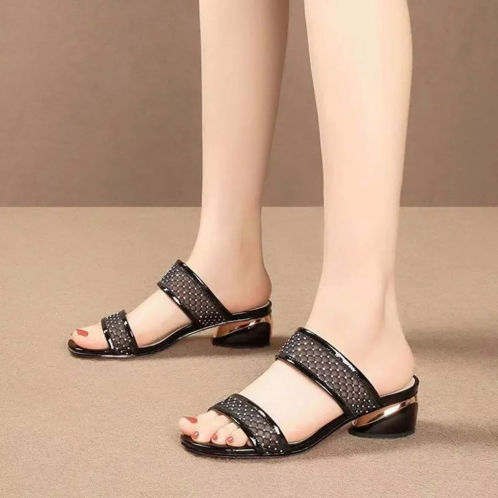 Square Head Summer Sandals