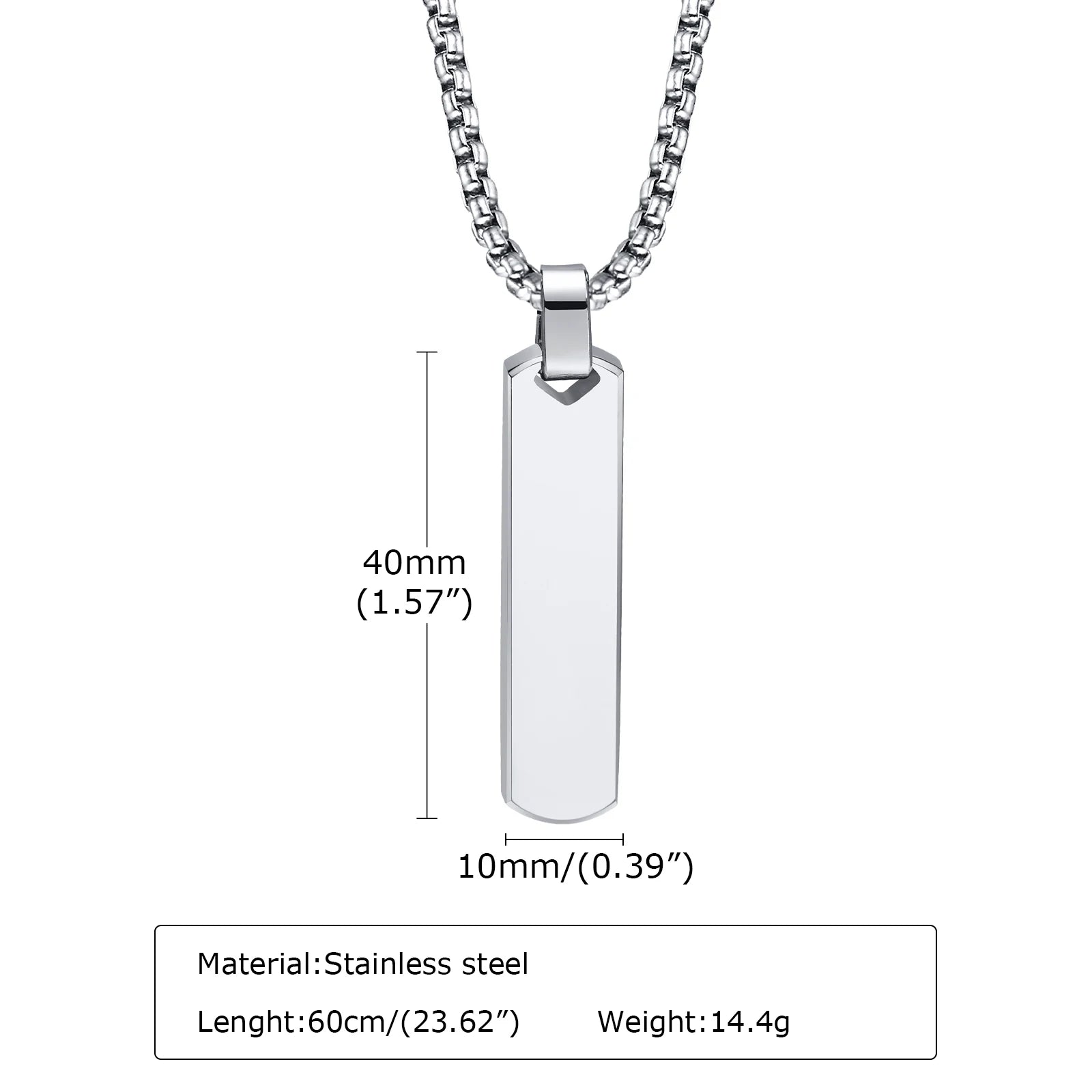 Mprainbow Vertical Layer Necklace