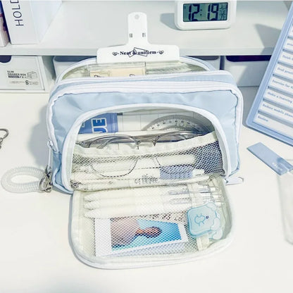 Large Capacity Zipper Pencil Case