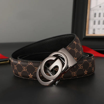 Men’s Automatic Buckle Leather Belt