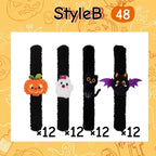 Plush Halloween Slap Bracelets